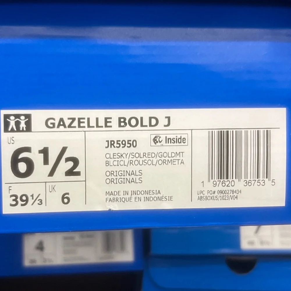 Grade School Adidas Gazelle Bold Sneakers - Picture 2 of 4